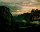 Storm Over Yosemite National Park California CA Chrome Postcard - £3.08 GBP