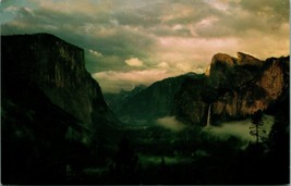 Storm Over Yosemite National Park California CA Chrome Postcard - £3.06 GBP