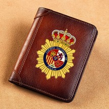  Men Wallets Guardia Civil Symbol Printing Short Card Holder Purse Luxury Brand  - £62.87 GBP