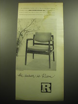 1958 Risom Furniture Ad - The answer is Risom - $18.49