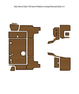 2021 Jeanneau Merry fisher 795 Swim Platform Cockpit Pad Boat EVA Teak F... - $1,092.79 CAD
