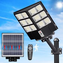 JAYNLT 800W Solar Street Light, 80000LM Dusk to Dawn Solar Parking Lot - £57.09 GBP