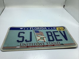 FLORIDA UNITED WE STAND September 11 License Plate 9/11/2001 9-11 Vanity... - $27.40 CAD