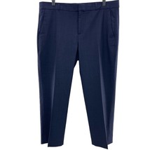 Banana Republic 14P Petite Avery Fit Wool Pants Ankle Crop Mid Rise Navy... - £18.46 GBP