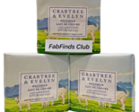 Crabtree &amp; Evelyn Goat Milk Bar Soap Triple Milled 10.5oz (3x3.5oz) 3pc Set - $18.79