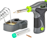  Cordless Soldering Iron with Iron Holder, Solder Wire, Fine Tip, Chisel... - $60.34
