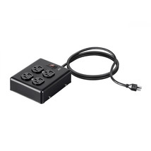 Monoprice 35099 Monoprice Heavy Duty 4 Outlet Metal Surge Power Box, 180 Joules, - £44.40 GBP