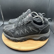 Skechers Outdoor Terrabite Mens Size 9.5 Wide Hiking Trail Shoes Black Gray - $37.86