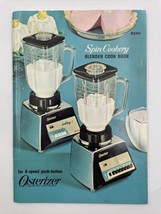 VTG 1968 Spin Cookery Osterizer Recipes Cookbook Blender 8-Speed Instructions - £8.22 GBP