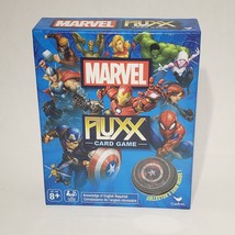 Marvel Fluxx Card Game 100 Cards Captain America Collector Coin NIB Sealed - $15.95