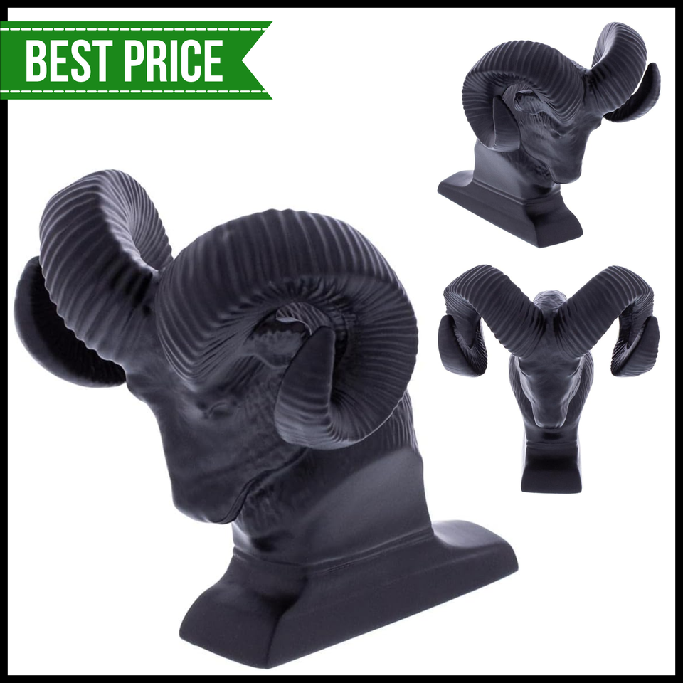 Die Cast Metal Ram&#39;s Head Hood Ornament for Kenworth Freightliner Pickup... - $116.58