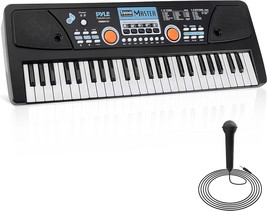 Pyle Electric Keyboard Piano - 49-Key Portable Digital Karaoke Piano, 16 Tones - £49.32 GBP