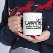 Legal Lawyer Fun In Fundamental White Ceramic Mug 11oz | PG text | Lawye... - £8.63 GBP