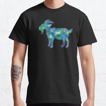  Psychedelic Goat Black Men Classic T-Shirt - £13.03 GBP