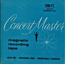 Concert Master Magnetic Recording Reel to Reel Tape Vintage 7 inch reel - $7.95
