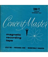 Concert Master Magnetic Recording Reel to Reel Tape Vintage 7 inch reel - $10.62 CAD