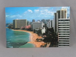 Vintage Postcard - Waikiki Beach Royal Hawaiian - Hawaiian Services Inc - £11.80 GBP