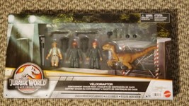 Jurassic World Legacy Collection Velociraptor Containment Chaos Pack Mattel NIP - £23.34 GBP