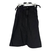Madewell Women&#39;s Rigid Denim Midi Skirt in Shrader Wash Size 24 - £14.81 GBP