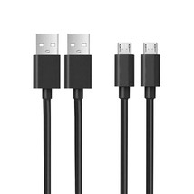 [2-Pack] Usb Micro Cable Charging Cord Compatible Samsung Galaxy Note, Tab A, E, - £12.78 GBP