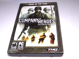 Company of Heroes Game of the Year (PC DVD-ROM)  RETAIL BOX w/manual &amp; k... - £10.12 GBP