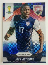 2014 Jozy Altidore Panini Prism Fifa World Cup Soccer Card #71 Red White Blue - £11.80 GBP