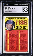 1969 Topps Checklist 589664 #582 Tony Oliva CGC 5.5 P1370 - £13.57 GBP