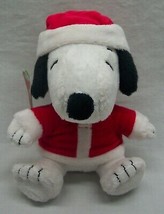 Hallmark Peanuts Gang Santa Claus Snoopy 6&quot; Plush Stuffed Animal Toy New - £15.77 GBP