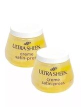 2 Ultra Sheen Creme Satin Press Hair Cream Yellow 8 oz Each - £73.58 GBP