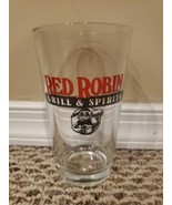 Red Robin Grill &amp; Spirits Drinking/Beer Glass, Classic/Vintage Logo - $16.14