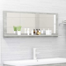 Mirror Concrete grey Engineered wood, acrylic 39.4 x 4.1 x 14.6 in - $1,890.21 MXN