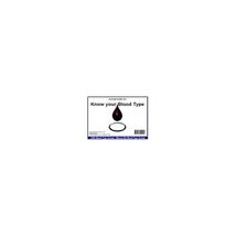 Eldon Know Your Blood Type Test Kit  - $30.00