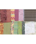 Scrapbooking Paper Lots of 24 12x12&quot; Sheet Set #29-Mostly Double-side Ca... - $11.95