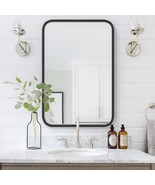 Wood Bathroom Mirror For Wall 18&quot; X 24&quot; Black Rounded Corner, 18&quot; X 24&quot;B... - $77.96