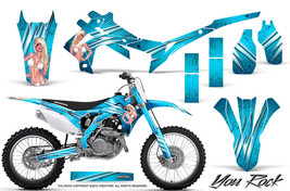 Honda Crf 450 CRF450 2013-2015 Graphics Kit Creatorx Decals You Rock Blue Ice - £136.58 GBP