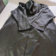 Sue Brett Women's Black Button Removable Hoodie Jacket Chest Sz 58" Made In USA image 9