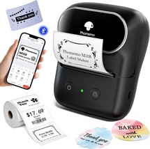 Phomemo Label Maker - M108 Bluetooth Thermal Label Makers For Small, Black - $44.97