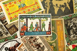 1920&#39;s Germany Notgeld (Emergency Money) 25pc - Liegnitz, Ohrdruf, Zerbst - £79.06 GBP