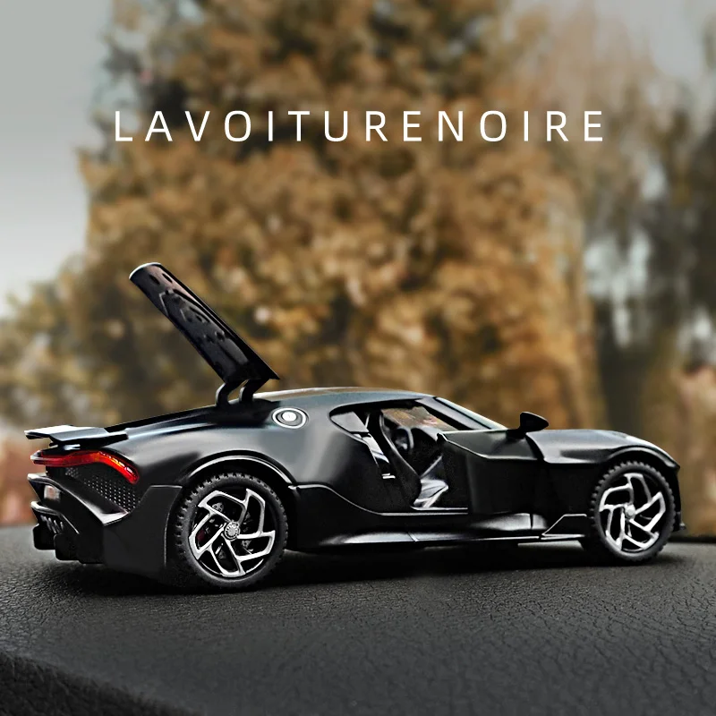 Play 1:32 Bugatti Lavoiturenoire Black Dragon SupeAr Toy Alloy Car Diecasts &amp; To - £35.97 GBP