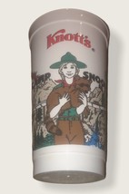 Knott’s Camp Snoopy 1990’s Woman Ranger Holding Raccoon Souvenir Cup - $174.87 MXN