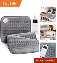 Digitally Controlled Heating Pad with Auto Shut-Off &amp; Moist Heat Features - $49.45