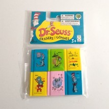 Dr. Seuss Mini Book Erasers - 6 Piece Set