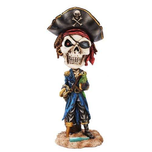 Day Of The Dead Pirate Bobblehead Statue - $19.78