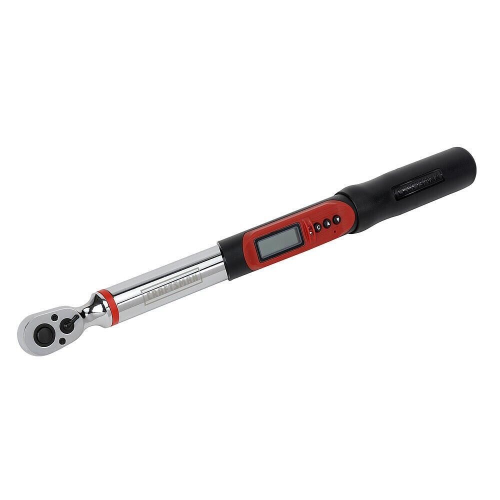 NEW CRAFTSMAN 3/8 Drive 5-100 FT-LB Adjustable Digital Click Torque Wrench 13235 - $131.37