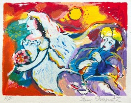 Zamy Steynovitz Celebration Hand Signed Limited Serigraph on Paper - £33.54 GBP