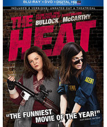 THE HEAT Blu-Ray + DVD UnRATED Cut &amp; Theatrical BULLOCK &amp; MCCARTHY NEW /... - £7.46 GBP