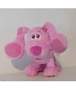 Blues Clues &amp; You 7&quot; Plush Magenta Pink Dog Nickelodeon Nick Jr Plush - £10.85 GBP