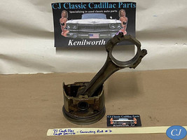 Oem 71 Cadillac Deville 472/500 Engine Connecting Rod &amp; Piston #2 - £39.56 GBP