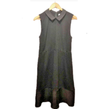 ERIN Erin Fetherston Marie Black Dress 10 Fit Flare Sleeveless Openwork ... - £30.47 GBP
