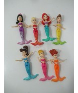 Disney Princess Ariel 6 Sisters Mermaid Dolls glitter tail fins 30th ann... - £27.45 GBP